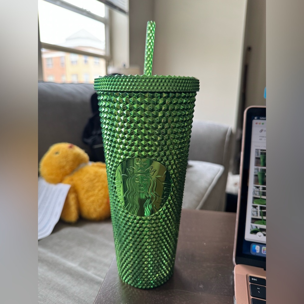 Starbucks Emerald Green Textured Tumbler